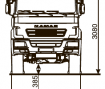 Седельный тягач КАМАЗ 53504 (6x6)