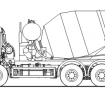 Автобетоносмеситель АБС - 9: 58149Z (ABS-9A) на шасси КАМАЗ 6520 (6х4)