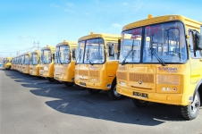 19 школьных автобусов отправились в Вологодскую область
