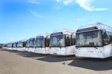 В Вологду отправились 25 газомоторных автобуса ЛиАЗ 529267