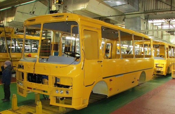 Производство автобусов ПАЗ